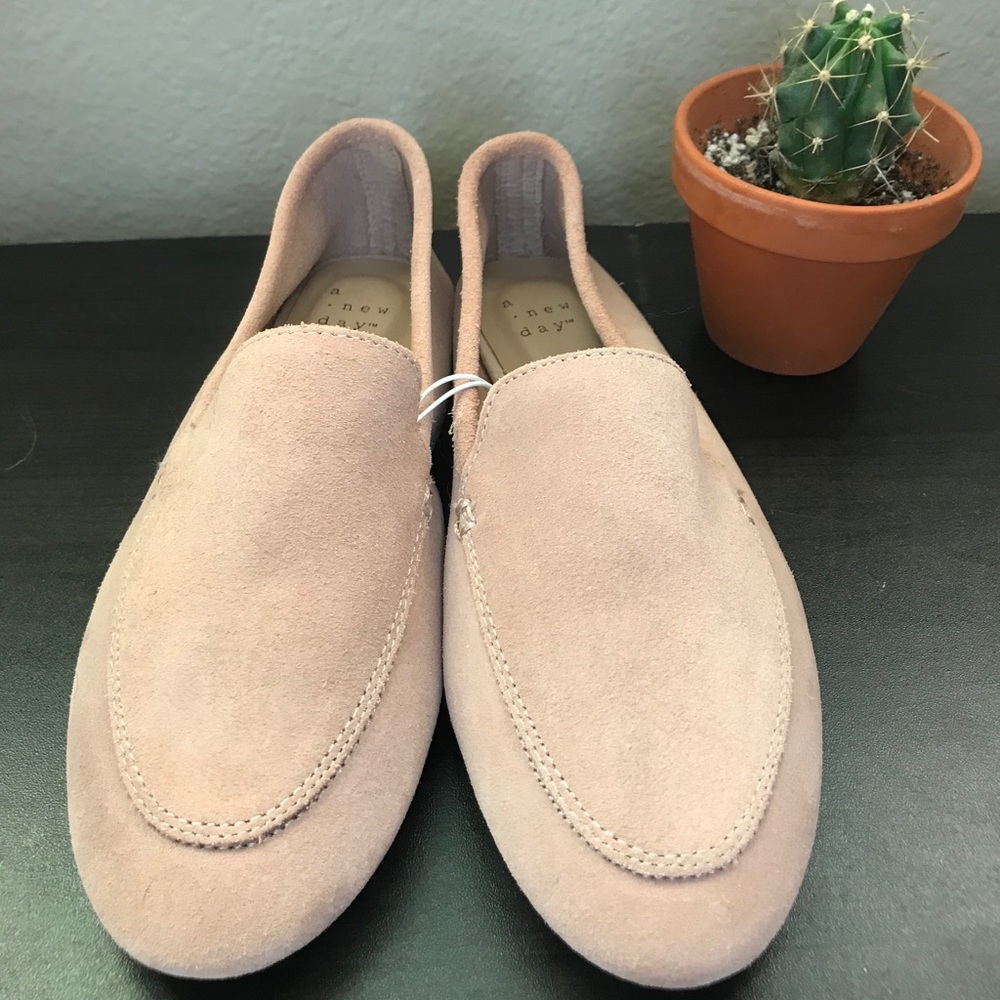 A New Day | Genuine Suade Pink Loafers